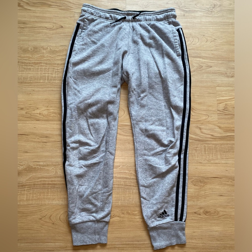 Adidas Women’s 3-Stripe Cotton Fleece Sweatpant Jogger